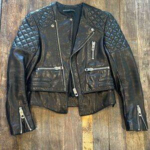 Balenciaga leather jacket